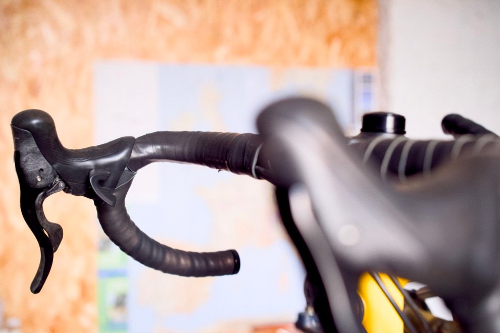 guidoline gravel en cuir de chez berthoud cycles
