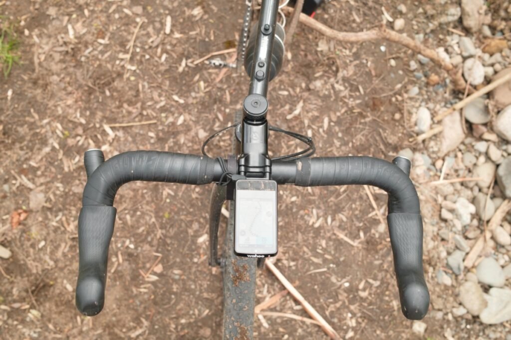 guidoline ENVE 2.5 sur cintre gravel après utilisation en terrain cassant, montre une excellente résistance et peu d’usure